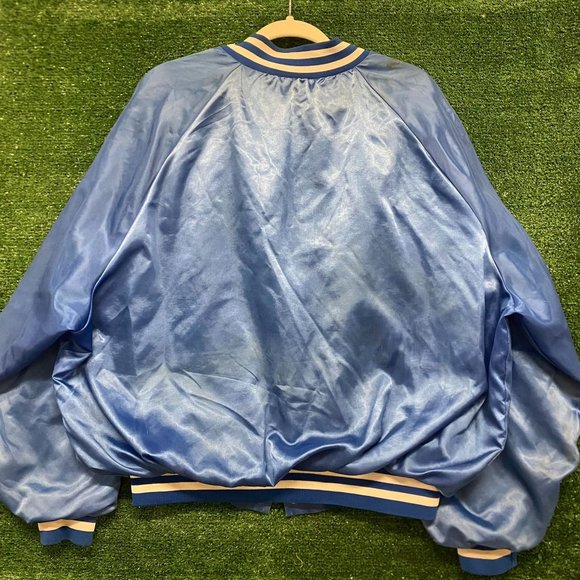 Vintage 90s Chemical Logo Essential Satin Bomber Jacket - Picture 5 of 5